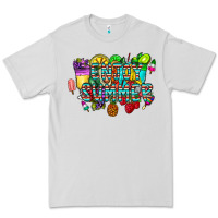 Dove Grey enjoy summer Premium Tee - CowhideDigitalArt