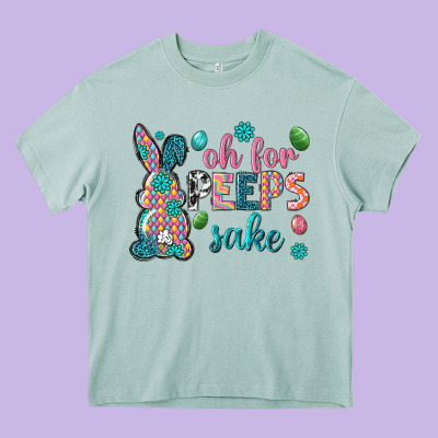 Oh For Peeps Shake Heavy Core Tee Designed By Neo Western