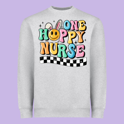 One Happy Nurse Heavyweight Sweatshirt Designed By Maliassmallbusiness