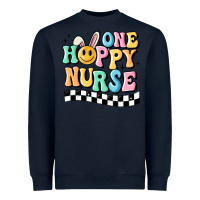 Navy one happy nurse Heavyweight Sweatshirt - MaliasSmallBusiness