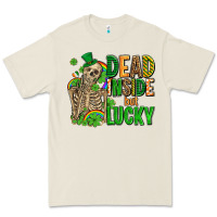 Bone dead inside but lucky  with skeleton Premium Tee - AdoDesignShop