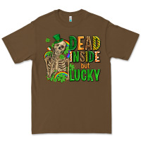 Cacao dead inside but lucky  with skeleton Premium Tee - AdoDesignShop