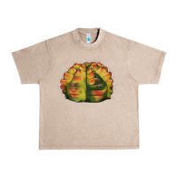 French Oak Gymnocalycium Variegated Cactus Urban Heavy Tee - LillyAllenDesigns