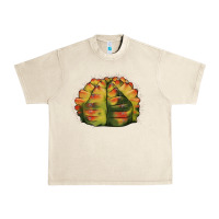 Sandshell Gymnocalycium Variegated Cactus Urban Heavy Tee - LillyAllenDesigns