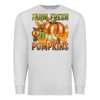 Dove Grey Farm Fresh Pumpkins Premium Sweatshirt - texasbilliewilder