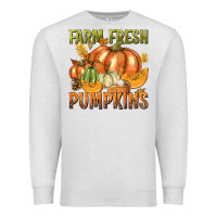 Oatmeal Heather Farm Fresh Pumpkins Premium Sweatshirt - texasbilliewilder