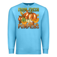 Ocean Blue Farm Fresh Pumpkins Premium Sweatshirt - texasbilliewilder