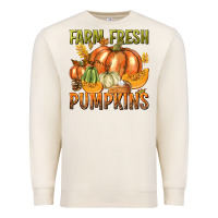 Sandshell Farm Fresh Pumpkins Premium Sweatshirt - texasbilliewilder