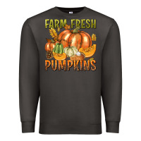 Smoke Farm Fresh Pumpkins Premium Sweatshirt - texasbilliewilder