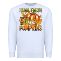 White Farm Fresh Pumpkins Premium Sweatshirt - texasbilliewilder