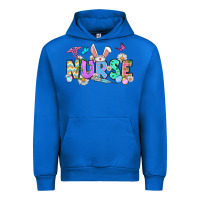 Cobalt Easter Nurse Urban Hoodie - OliviaCreatesArt