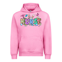 Fuchsia Pink Easter Nurse Urban Hoodie - OliviaCreatesArt