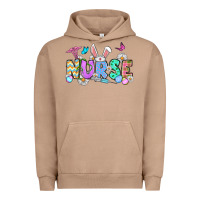 Pigment Burro Easter Nurse Urban Hoodie - OliviaCreatesArt