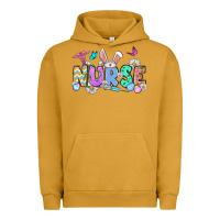 Pigment Peanut Butter Easter Nurse Urban Hoodie - OliviaCreatesArt