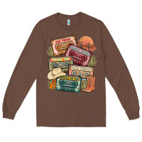 Chestnut country cassette tapes Long Sleeve Tee - MaliasSmallBusiness