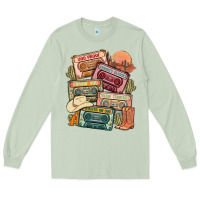 Matcha country cassette tapes Long Sleeve Tee - MaliasSmallBusiness