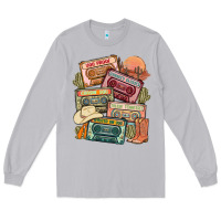 Moon Dust country cassette tapes Long Sleeve Tee - MaliasSmallBusiness