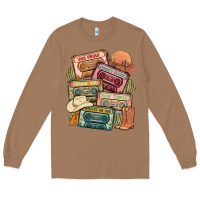 Toasted Coconut country cassette tapes Long Sleeve Tee - MaliasSmallBusiness