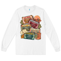 White country cassette tapes Long Sleeve Tee - MaliasSmallBusiness