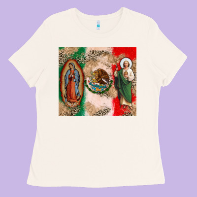 Virgin Mary And San Judas Ladies Tee Designed By Cts Tumbler Store