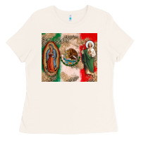 Bone Virgin Mary and San Judas Ladies Tee - CTS Tumbler Store
