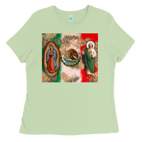 Matcha Virgin Mary and San Judas Ladies Tee - CTS Tumbler Store