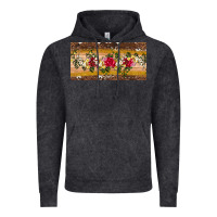 Vintage Black western  leopardfloral licanse plate Vintage Hoodie - Artiststas