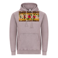 Vintage Zinc western  leopardfloral licanse plate Vintage Hoodie - Artiststas