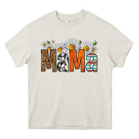 Cream western daisies mama Heavy Core Tee - HRA Design Shop