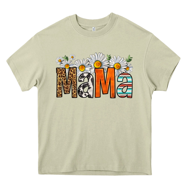 Western Daisies Mama Heavy Core Tee by HRA Design Shop | Teevron