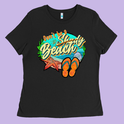 Dont Be A Shady Beach 2 Ladies Tee Designed By Jahusdesignshop