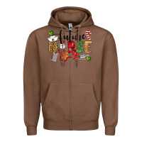 Chestnut Chrismas future nurse Zipper Hoodie - LillyAllenDesigns