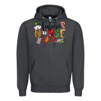 Smoke Chrismas future nurse Zipper Hoodie - LillyAllenDesigns