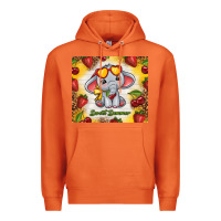 Carrot sweet summer cute elephant Premium Hoodie - TumblerDesignByShophia