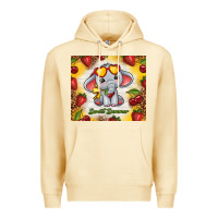 Pina Colada sweet summer cute elephant Premium Hoodie - TumblerDesignByShophia