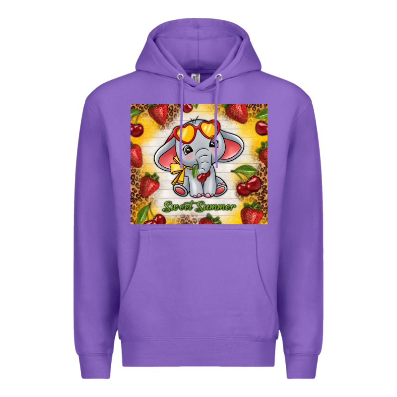 Sweet Summer Cute Elephant Premium Hoodie by TumblerDesignByShophia | Teevron