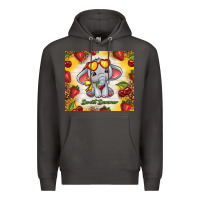 Smoke sweet summer cute elephant Premium Hoodie - TumblerDesignByShophia