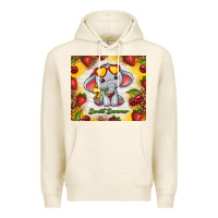 Tofu sweet summer cute elephant Premium Hoodie - TumblerDesignByShophia