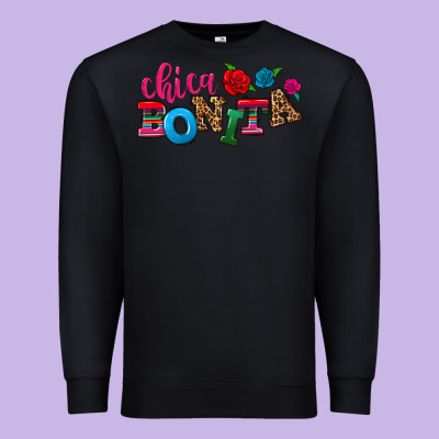 Chica Bonita Premium Sweatshirt Designed By Nancycooperartshop