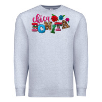 Heather Grey Chica bonita Premium Sweatshirt - NancyCooperArtShop