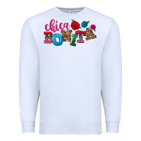 White Chica bonita Premium Sweatshirt - NancyCooperArtShop