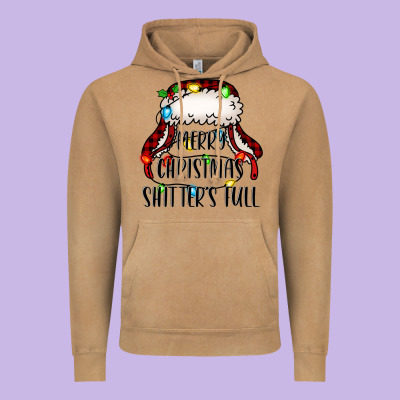 Merry Christmas Shitter's Full,  Christmas Vacation Vintage Hoodie Designed By Jasminsmagicworld