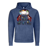 Vintage Denim merry christmas shitter's full,  christmas vacation Vintage Hoodie - Jasminsmagicworld