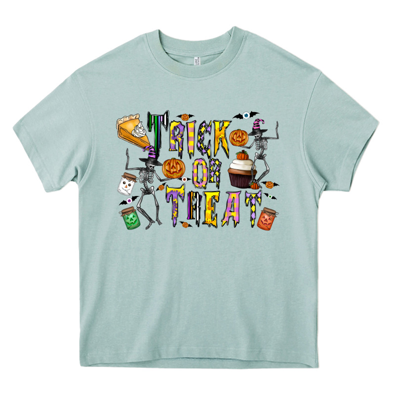 Trick Or Treat Heavy Core Tee by CowhideDigitalArt | Teevron