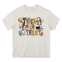 Cream trick or treat Heavy Core Tee - CowhideDigitalArt