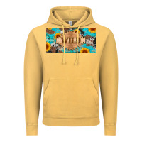 Vintage Mustard western wild and sunflower leopard turquoise cowhide licanse plate Vintage Hoodie - Artiststas