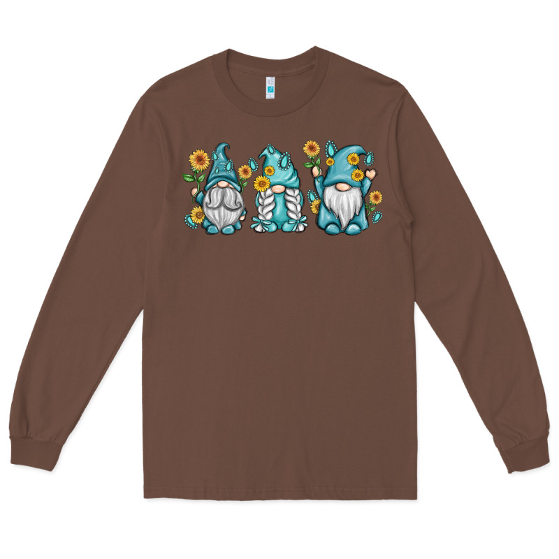 Sunflower Gnomes Long Sleeve Tee by MaliasSmallBusiness | Teevron