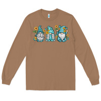Toasted Coconut sunflower gnomes Long Sleeve Tee - MaliasSmallBusiness