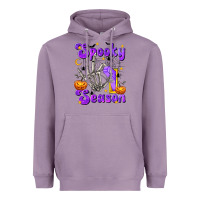 Lavender Spooky Season On Heavyweight Hoodie - texasbilliewilder