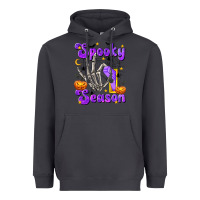 Smoke Spooky Season On Heavyweight Hoodie - texasbilliewilder